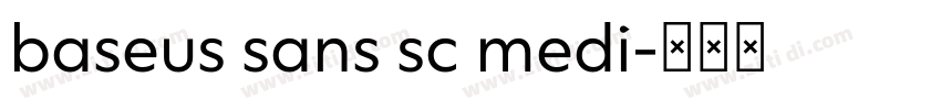 baseus sans sc medi字体转换
